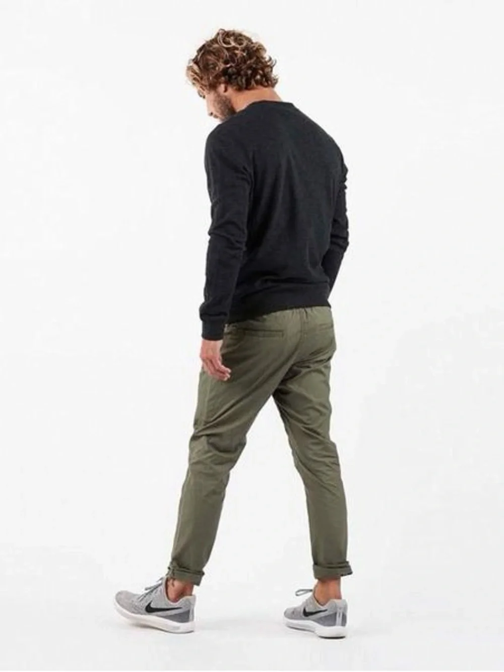 Vuori Ripstop Climber Pant Army Green Drawstring Hiking S